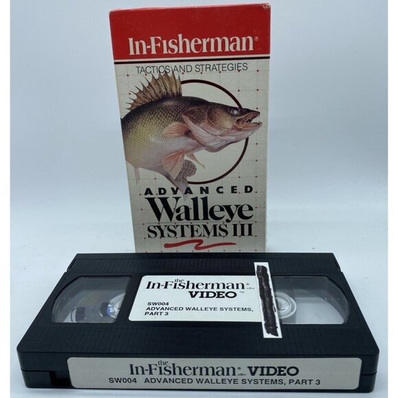 10 Fishing VHS In-Fisherman Walleye Largemouth Bass Pike Crappie Videos - Picture 11 of 15